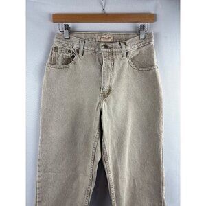 Crossroads Petite 8PR Light Beige High-Waisted Jeans 100% Cotton Made In Mexico